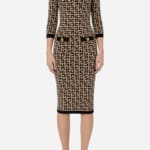 Calf length dress