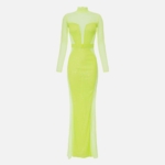 Red Carpet dress made of tulle and sequins