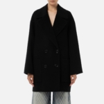 Refeer jacket-cut short wool coat
