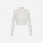 Knit roll neck jumper with logoed horsebits (Copy)