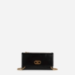 Deep Night maxi wallet with shoulder strap