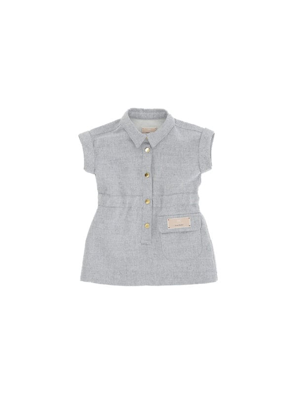 LIGHT BLUE DENIM DRESS