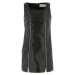 ABITO IN ECO-PELLE CON DETTAGLI ZIP