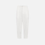 Crêpe trousers with darts