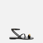 Leather thong sandals