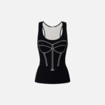 Top with corset design