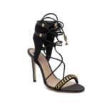 WOMEN'S SHOES Leather pin sandals