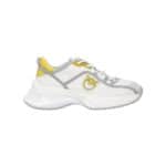 ARIEL 10 - SNEAKER NOEPRENE/PERFORATED OFF WHITE/LIME