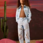 PANTALONE WASHED CON ZIP LOGATE CRI