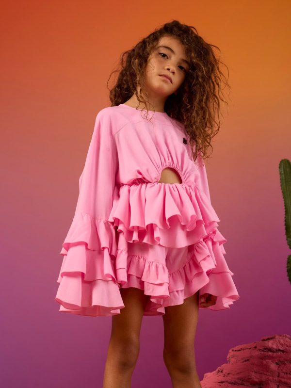 SHORTS IN VISCOSA CON RICAMO AZALEA