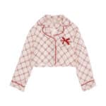 CAMICIA IN GEORGETTE STAMPA LOSANGA