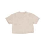 T-SHIRT CON RICAMO FIORI + STRASS N