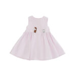 ABITO IN POPELINE CON RICAMO BETTY
