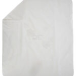 COPERTA CON RICAMO LOGO E APPL.FIOR