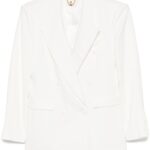 Linen-blend gabardine jacket