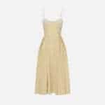 Cotton poplin dress with embroideries