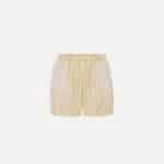 Cotton poplin shorts with embroideries