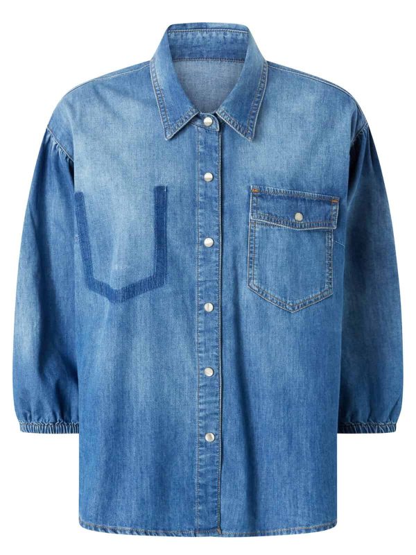CHOBE CAMICIA DENIM COTONE LIGHT