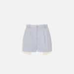 Cool wool shorts with satin details