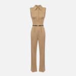 Cotton satin jumpsuit