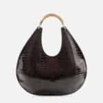 Large hobo bag with jewel handle