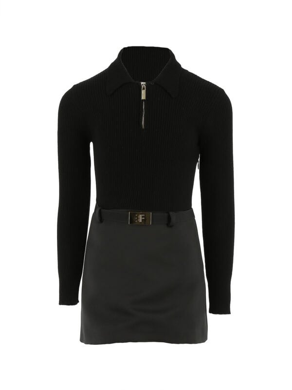 ABITO TRICOT CON GONNA IN DUCHESSE