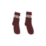CALZINO CC INTARSIO CHERRY/MILK