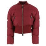 BOMBER IN NYLON CHERRY