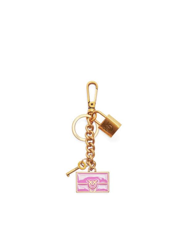 BAG KEYCHAIN METALLO + SMALTO