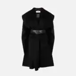 Cape in double wool cloth