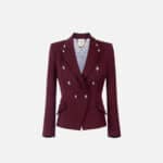 Wool-blend gabardine jacket