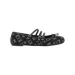 GIOIA 10 - BALLERINA MICROFIBER STRASS BLACK