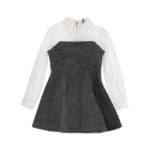 ABITO IN DENIM CON RICAMO LOGO DARK