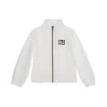 FELPA ZIP CON NERVATURE PRISTINE
