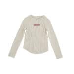 T-SHIRT MANICA LUNGA IN COSTINA CON