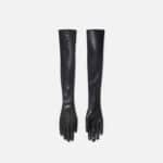 Gloves in nappa leather with jewel detail