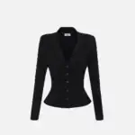 Knitted wool jacket