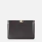 Naplak-effect pouch bag