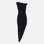 Dress in crêpe jersey fabric with jewel strap