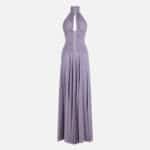 Red Carpet dress in lamé-effect jersey
