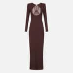 Red Carpet dress with embroideries