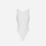 Bodysuit in crêpe jersey fabric with logo details