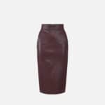 Skirt with embossed logo
