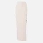 Skirt in lightweight crêpe fabric with jewel zip