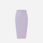 Skirt in lightweight crêpe fabric with jewel plaque