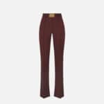 Trousers in technical bi-elastic fabric with belt