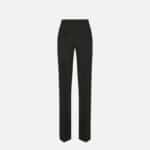 Lightweight crêpe fabric trousers