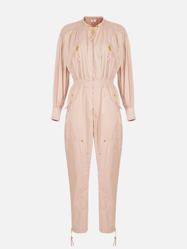 Jumpsuit in voile fabric