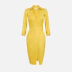 Stretch cotton dress