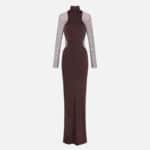 Red Carpet dress with sheer details